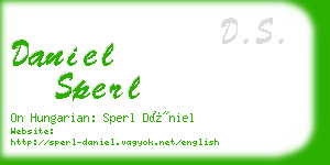 daniel sperl business card